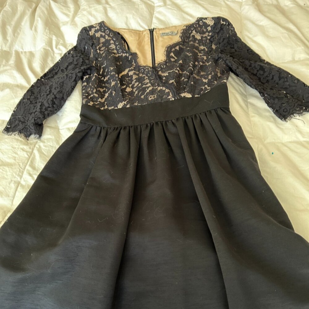 Black cocktail dress